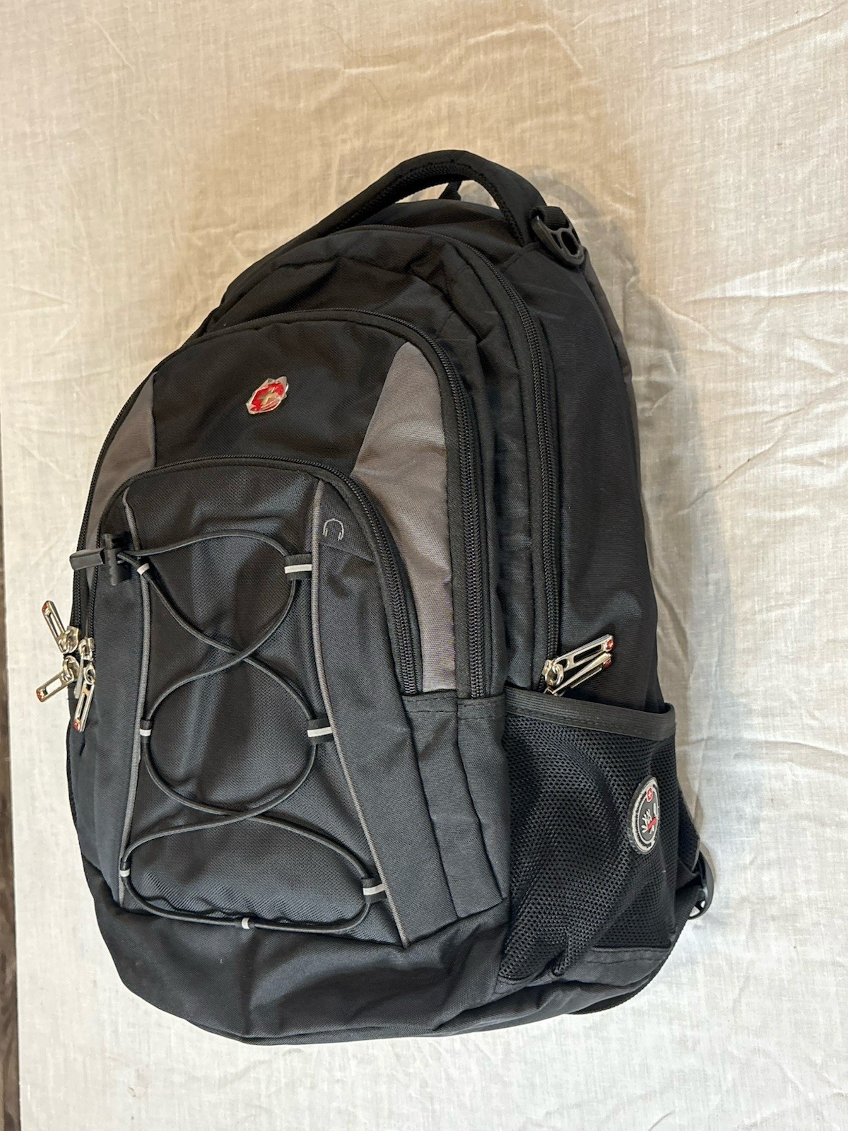 Swiss Gear Airflow Laptop Backpack Heavy Duty Travel Multi Pockets Pre-owned