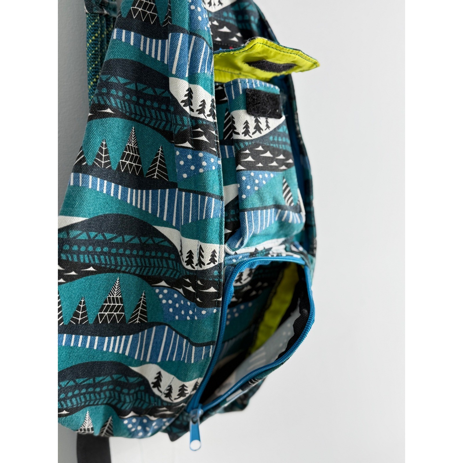 KAVU Teal Rope Bag Sling Backpack Unisex OS Outdoors Festival Concert Hiking