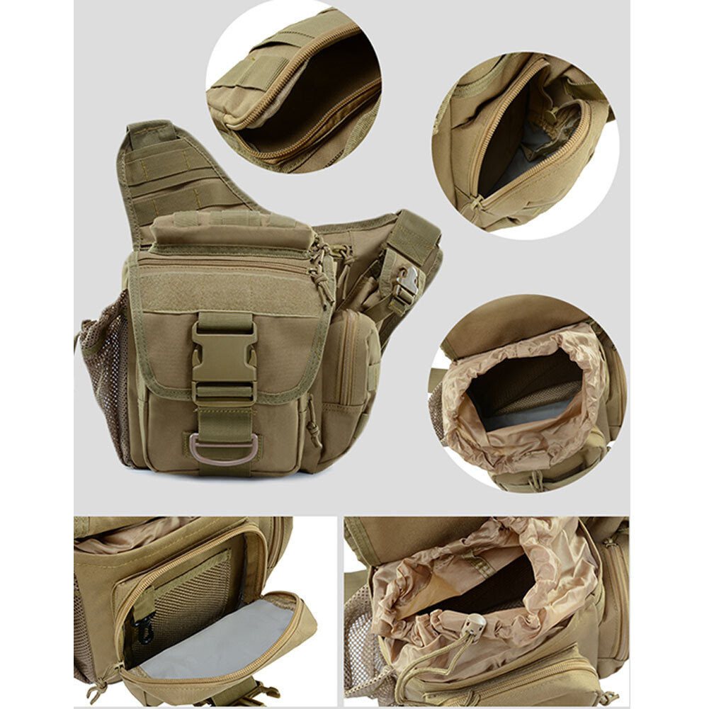 Outdoor Tactical Molle Chest Bag Men Crossbody Sling Messenger Shoulder Pack USA