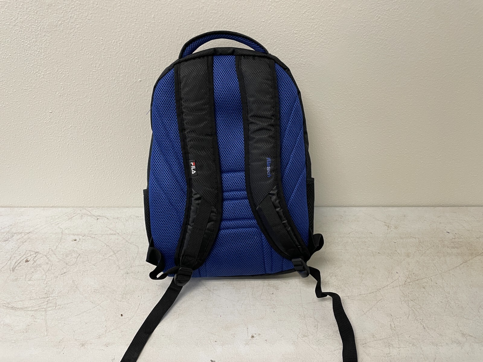 FILA Argus III Filatech Black Backpack Laptop School Bag Gym Reflectors