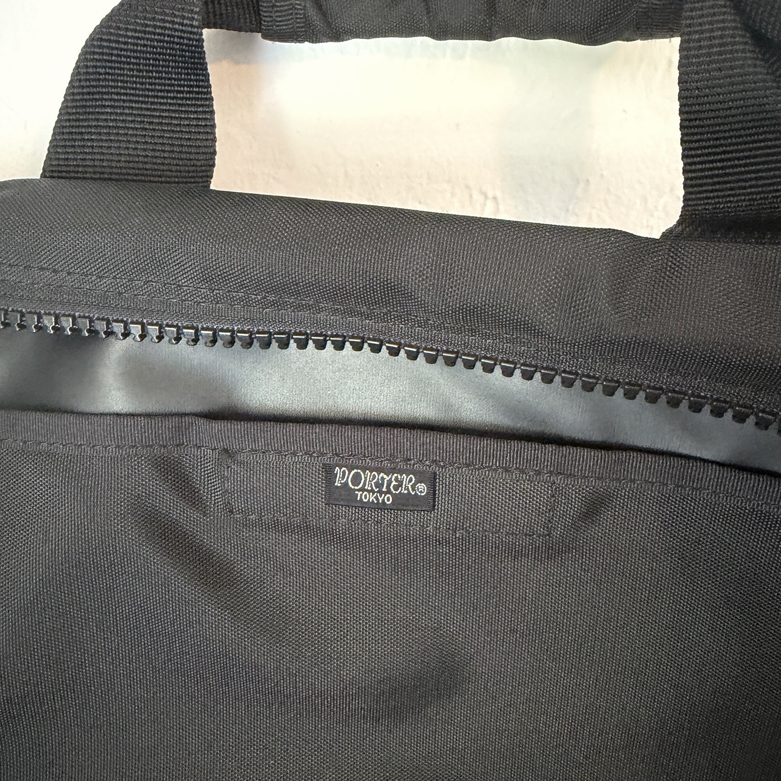 Porter Tokyo 2 Way Network Nylon Briefcase Backpack Black Japan Import US Seller