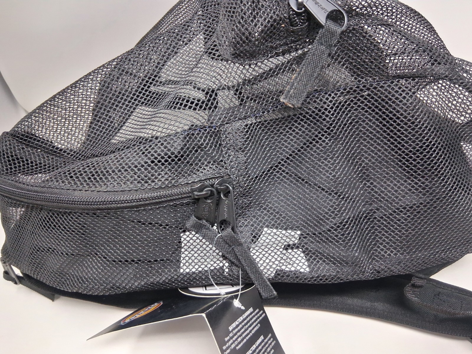 NEW Dickies Mesh Backpack Unisex OS Black Excellent Security Stadium Utility Bag