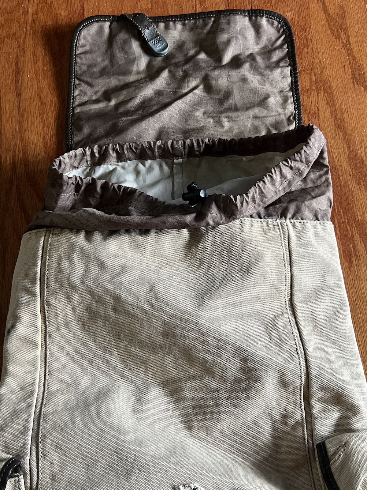 OAKLEY TACTICAL FIELD GEAR AP BAG Canvas Leather Pack Sling Carry Backpack