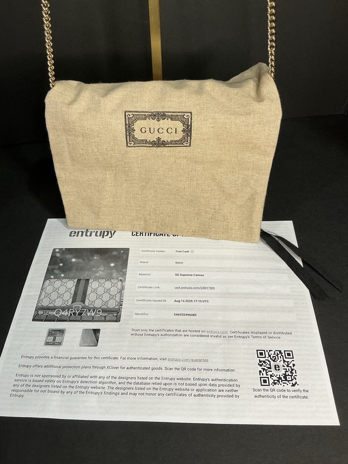 Gucci Ophidia Wallet on Chain