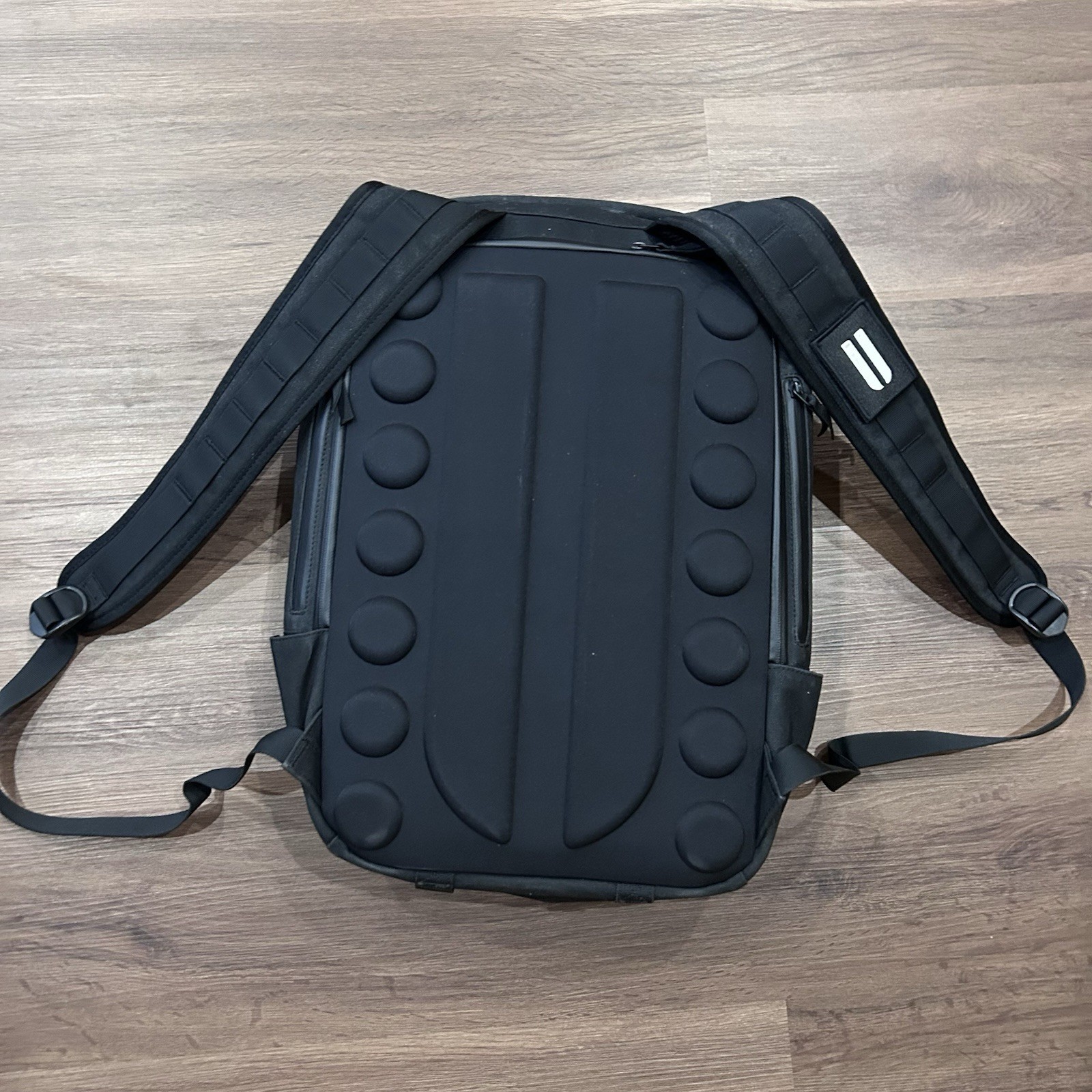 NOBULL Canvas Cotton Black Backpack 23L Gym Lifting Bodybuilding Bag Laptop