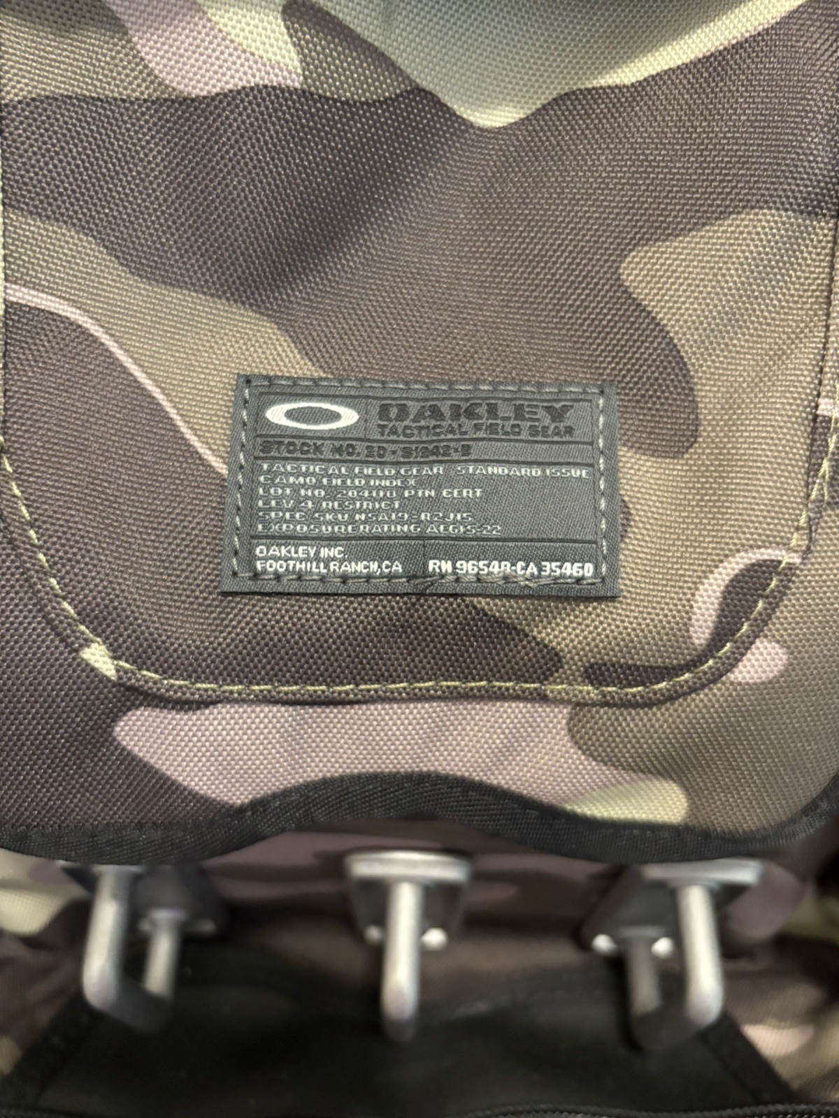 OAKLEY KITCHEN SINK BACKPACK Herb Camo 34L Tactical Field Gear Day Pack Bag