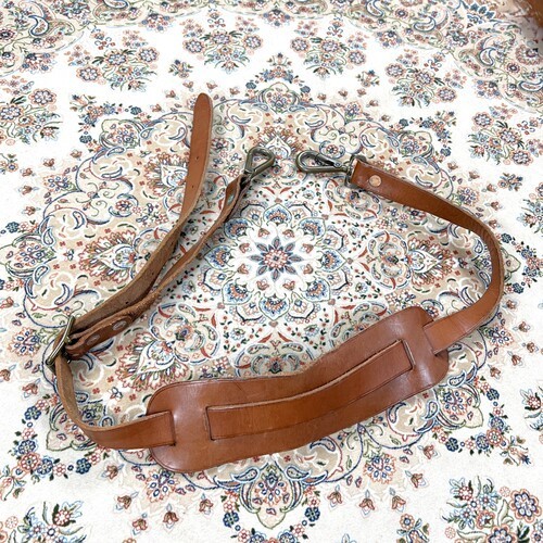 [B+, Size OS] RRL Double RL Tumbled Leather Tote Bag — Whisky Brown