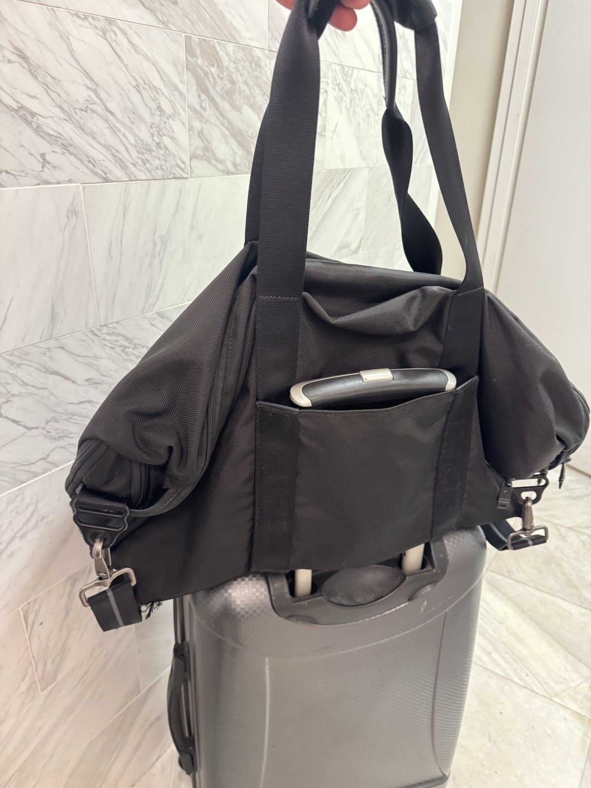 TUMI Alpha 2 ballistic Nylon Double Expansion Duffle 22159D2 Travel Gym Bag
