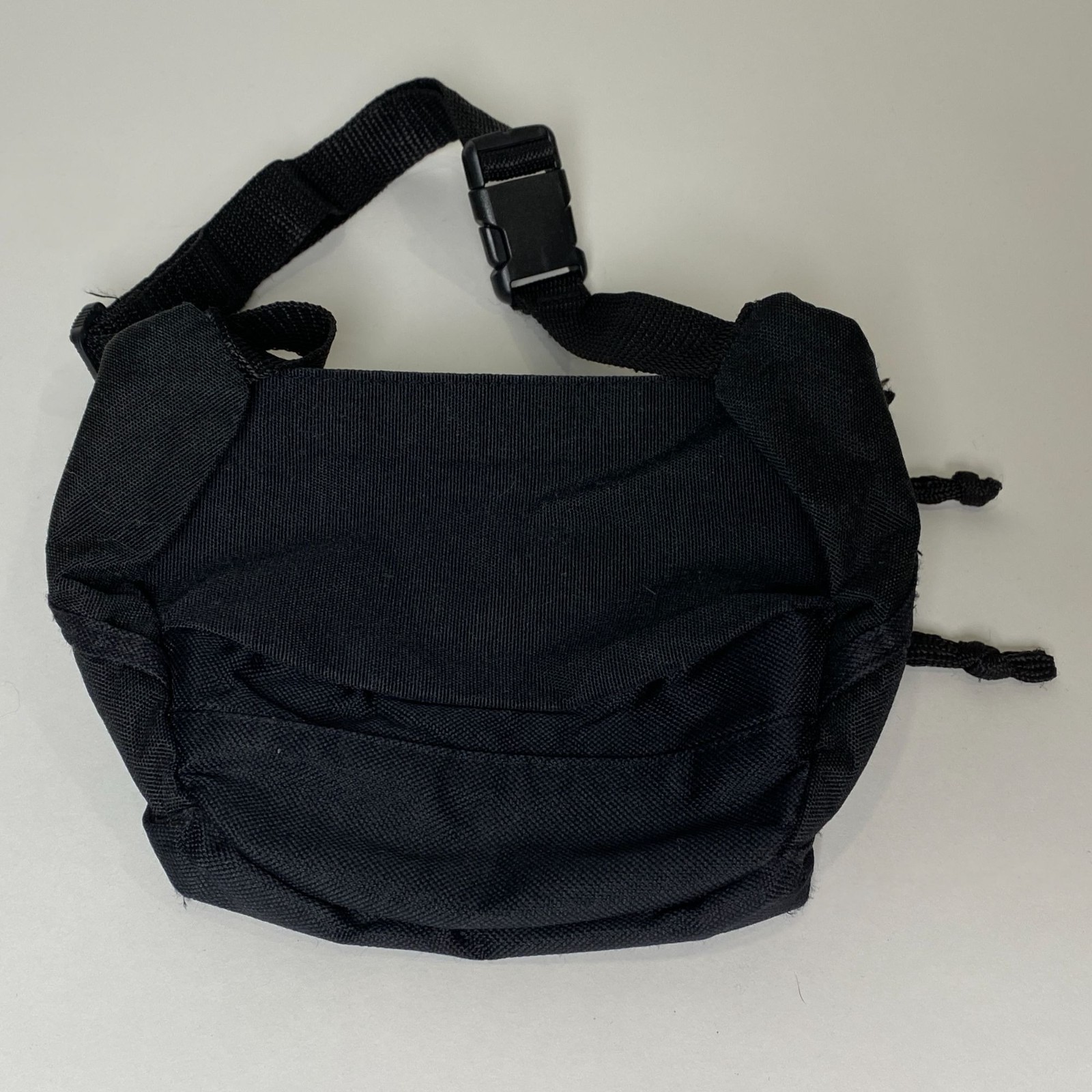 Vintage Trailmaker Fanny Pack Bum Waist Bag Black 3 Zipper Compartments