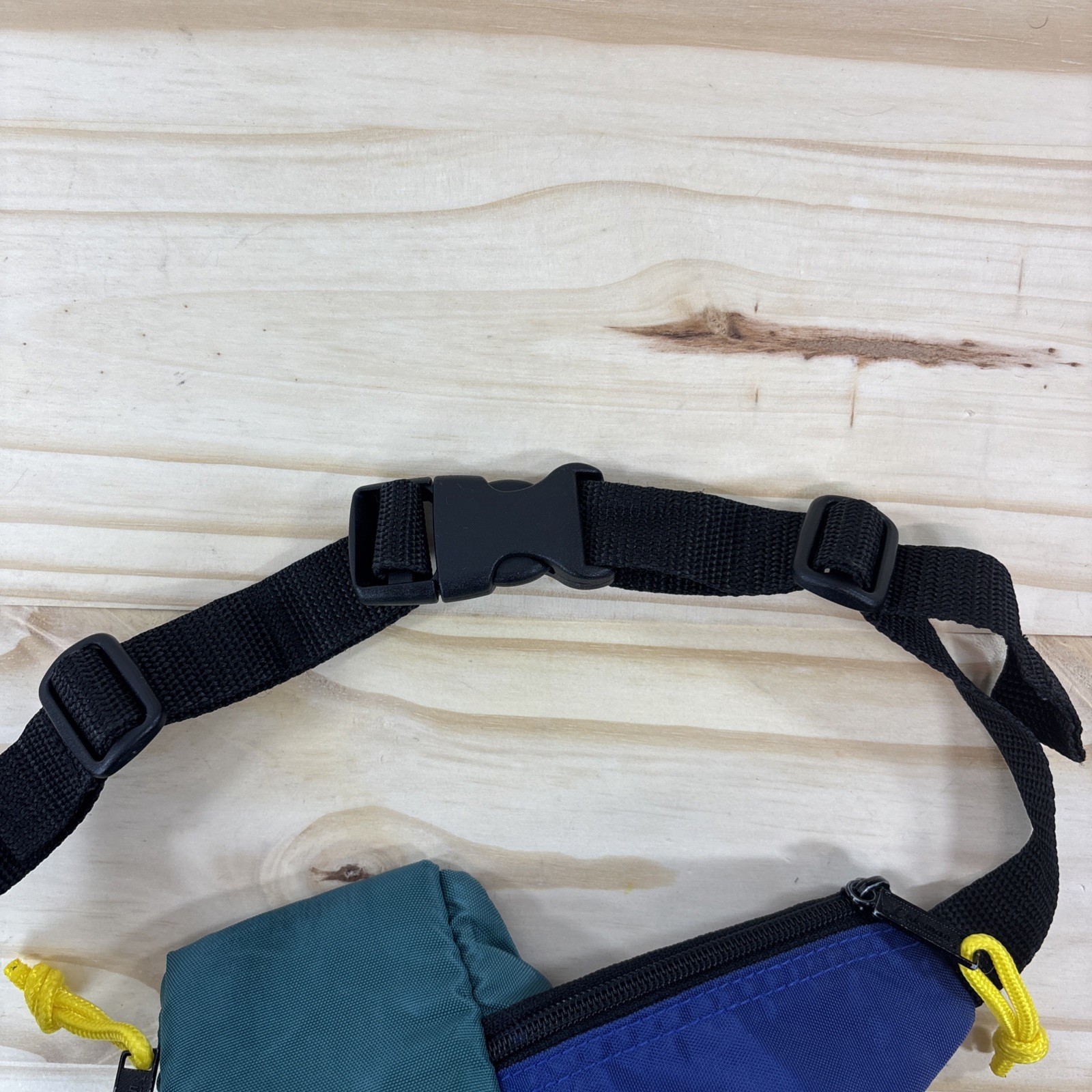 Vtg Coleman Nylon Fanny Pack Single Water Bottle Holder Adjustable Pockets Retro