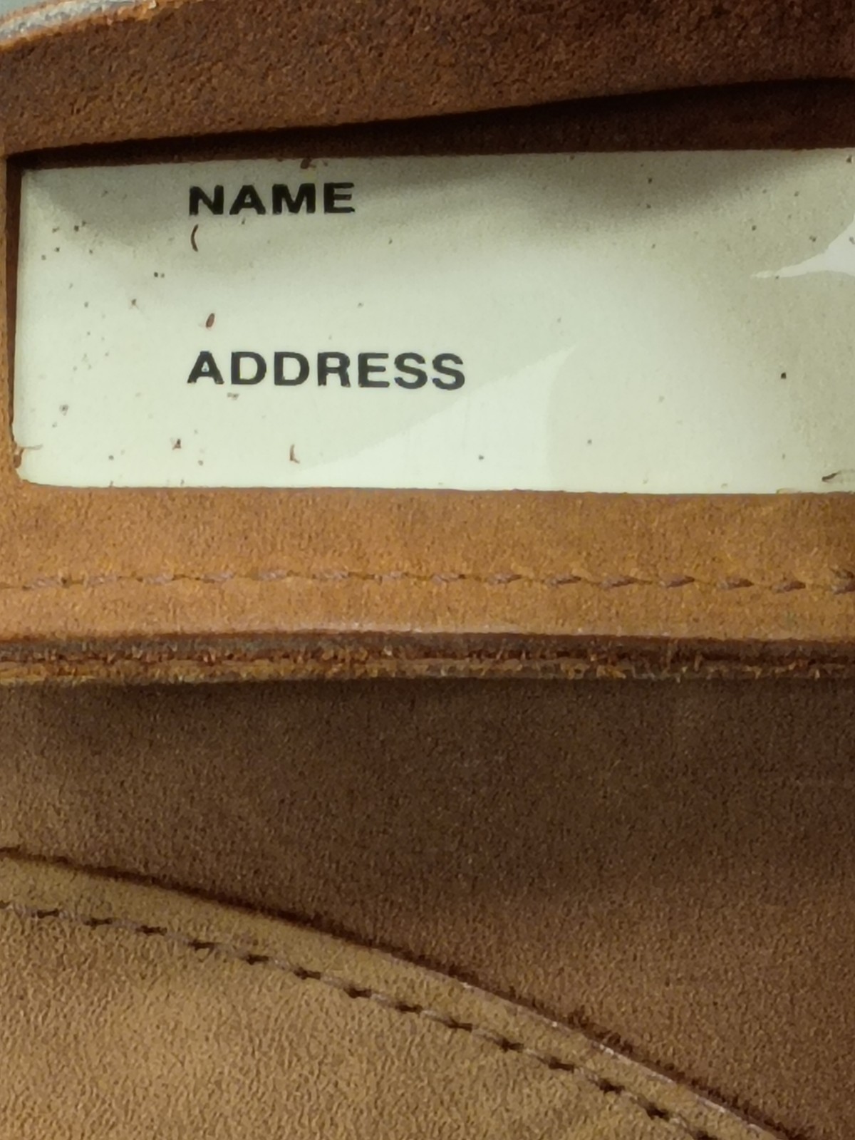 Gokey Co. Tan Heavy Saddle Leather Briefcase Green Canvas Brass Messenger Bag