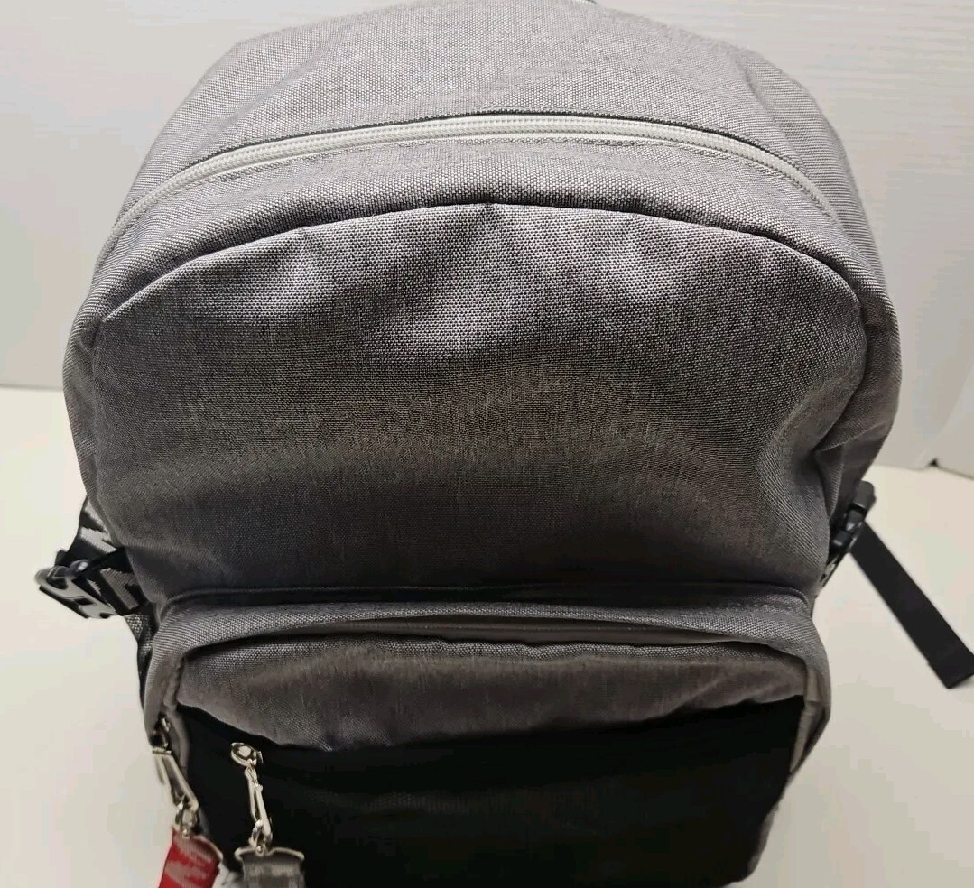 Mygreen Stadium Approved Backpack Heavy Duty School Bag for 15.6 Laptop Charcoal