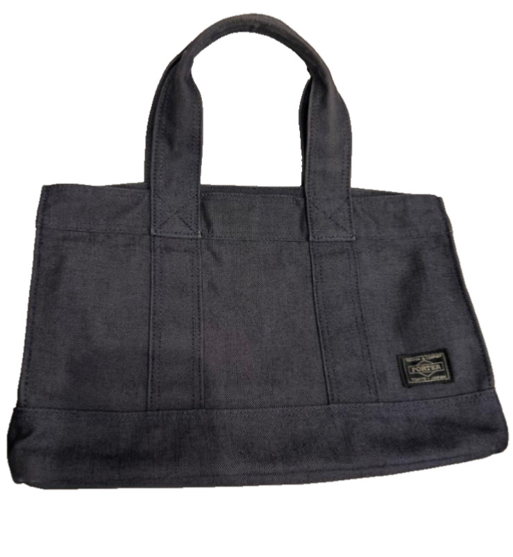 Yoshida Porter Smoky Handbag Tote Bag, Black Made in Japan