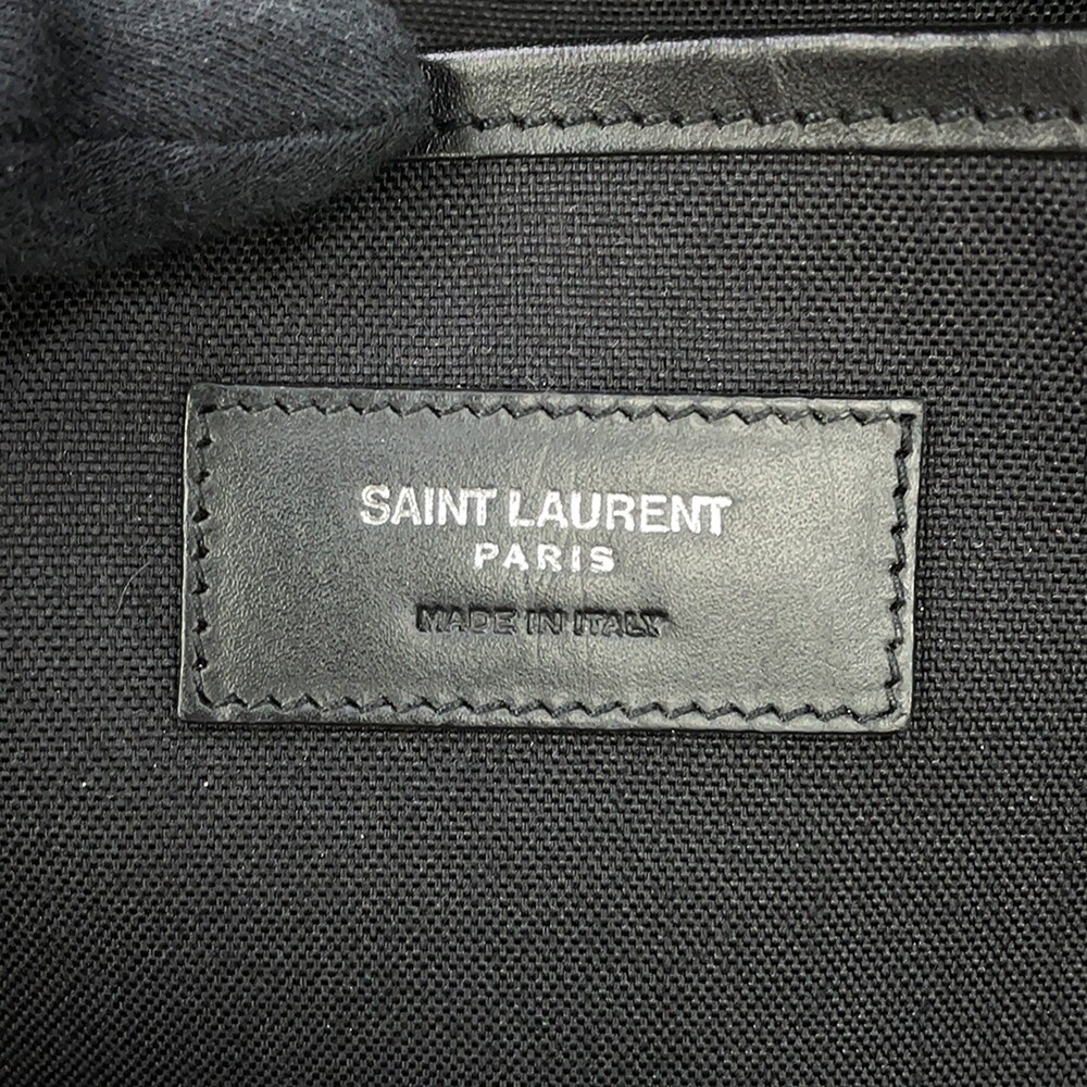 SAINT LAURENT PARIS City Backpack Nylon Black/Multicolor 465448