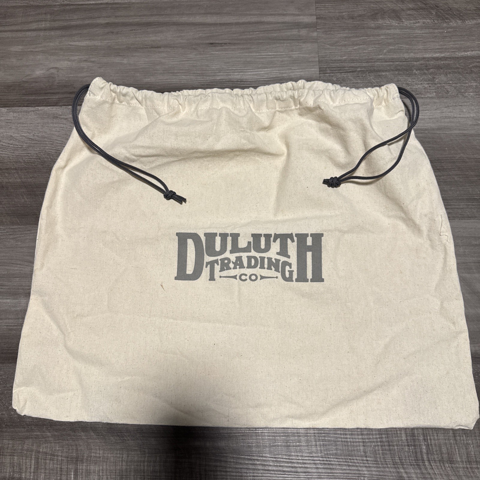 Duluth Trading Co Canvas XL Drawstring Laundry/Dust Bag 17.5 x 21” New
