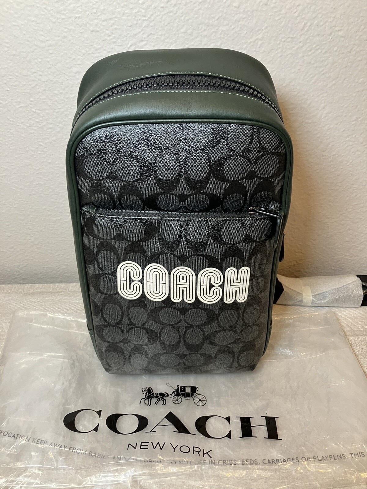 COACH / WESTWAY PACK / In Colorblock Signature Canvas With Coach Patch / CE522