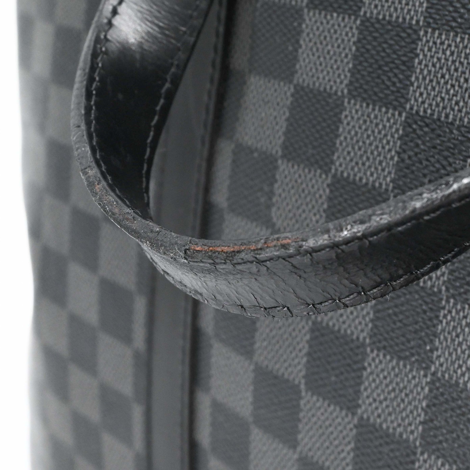 Louis Vuitton Damier Graphite Tadao Tote Bag Leather Black Men N51192
