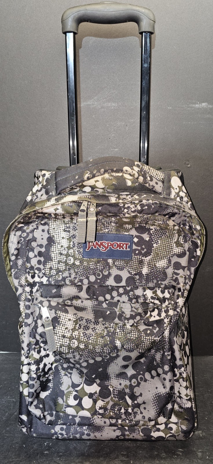 JanSport “THE 9” Backpack Wheeled Carry-On Travel Luggage 20x12x10 Digital Camo
