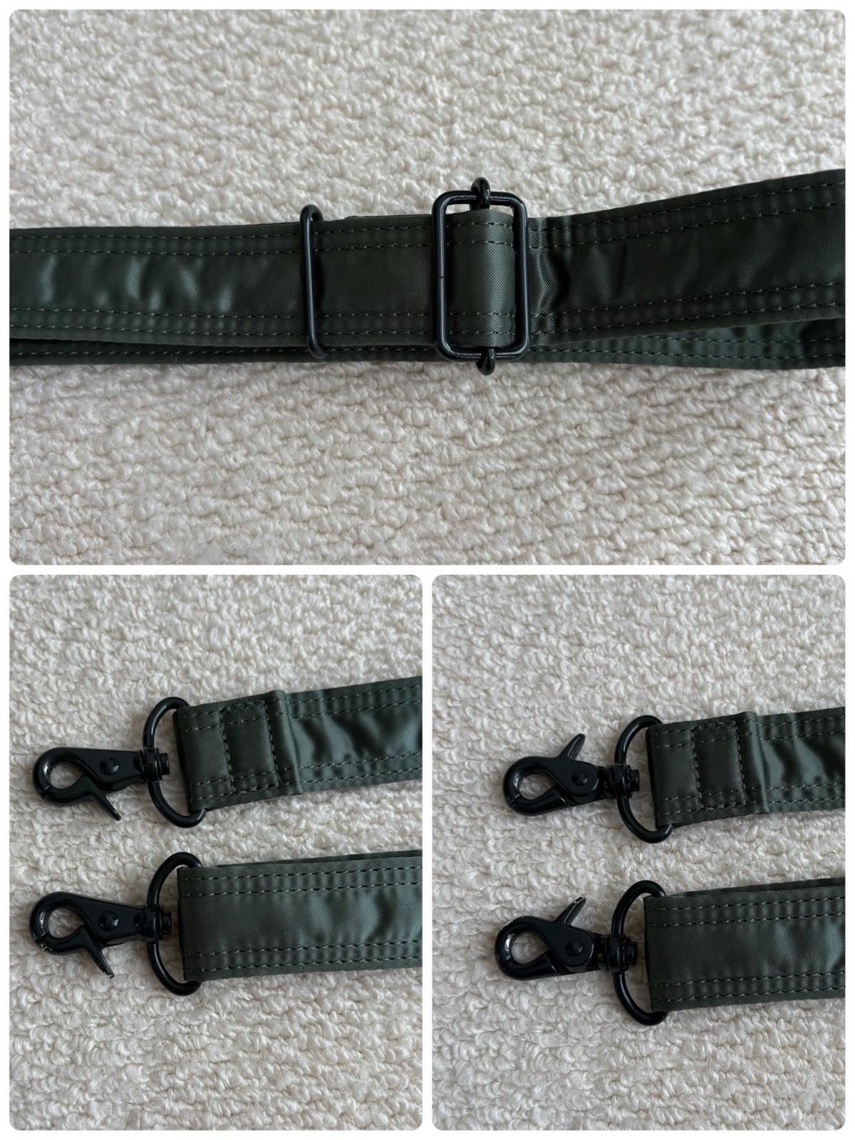 Yoshida Porter Tanker Half moon oval shoulder bag Sage Green Excellent Used