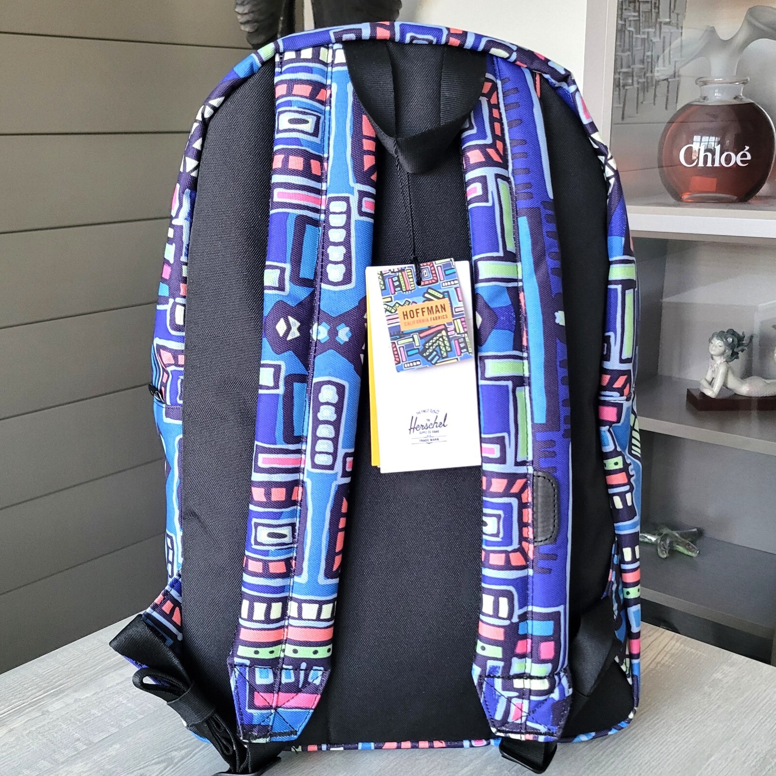 Herschel Backpack Winlaw Abstract Geometric Multicolor 13″ Laptop Slot NWT