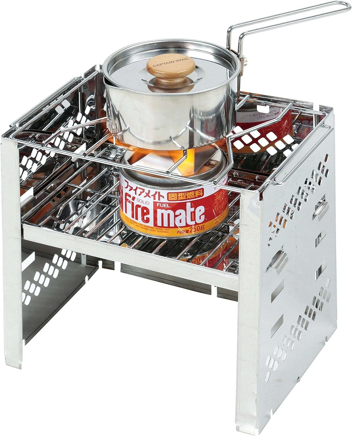 NEW Captain Stag UG-42 Barbecue Stove 3-in-1 Foldable Smart Grill B5 Type Japan
