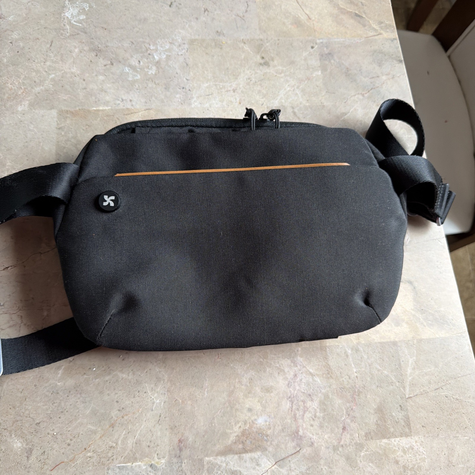 Mopak Wanderer Cross Body Tech Sling Recycled Bag MP-1003 Black Bellroy NEW