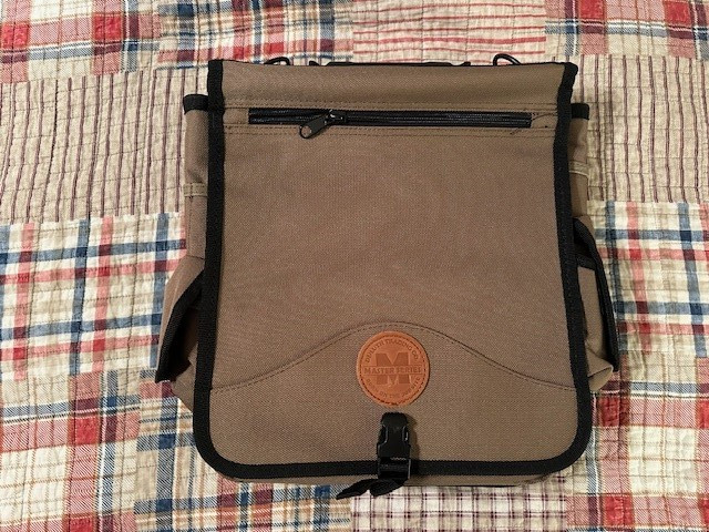 Duluth Trading Company Large Brown and Black Canvas Messenger Bag NWD