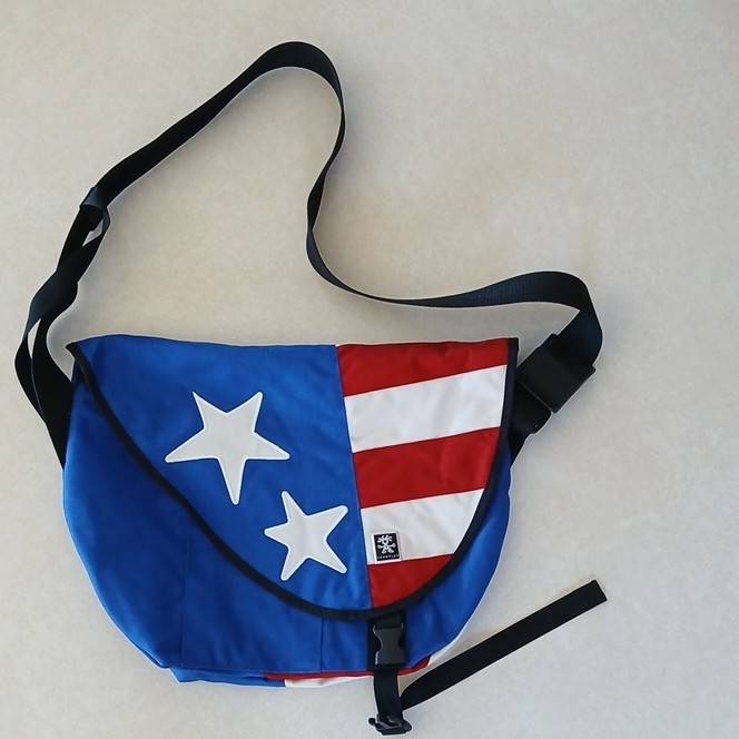 Crumpler Stars and Stripes Messenger Bag Red White Blue USA Theme