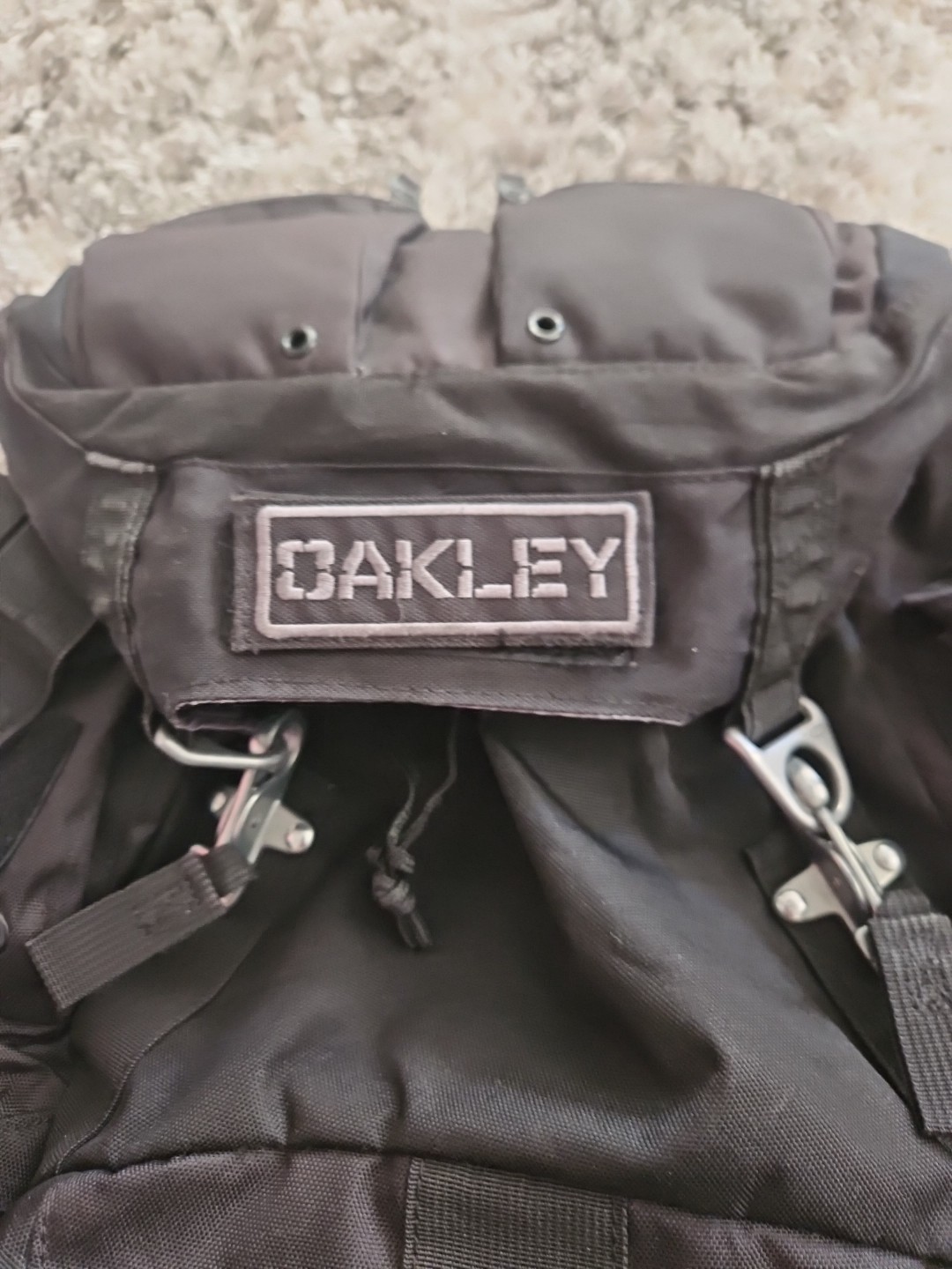 Oakley Mechanism Backpack Black Tactical Field Gear Standard Issue Vintage