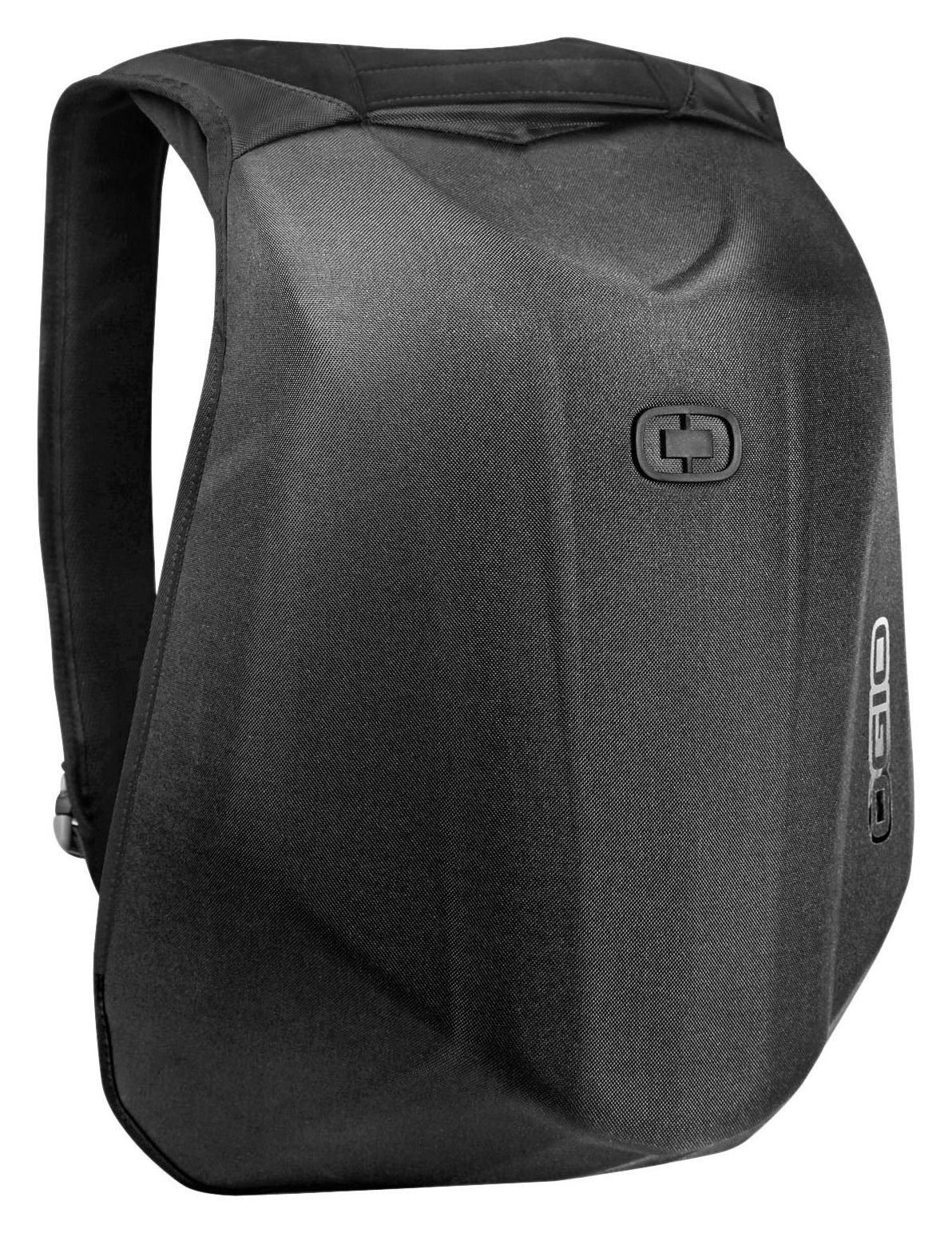 OGIO MACH 1 Motorcycle Backpack No Drag Hard Shell Bag Travel Black Padded Biker