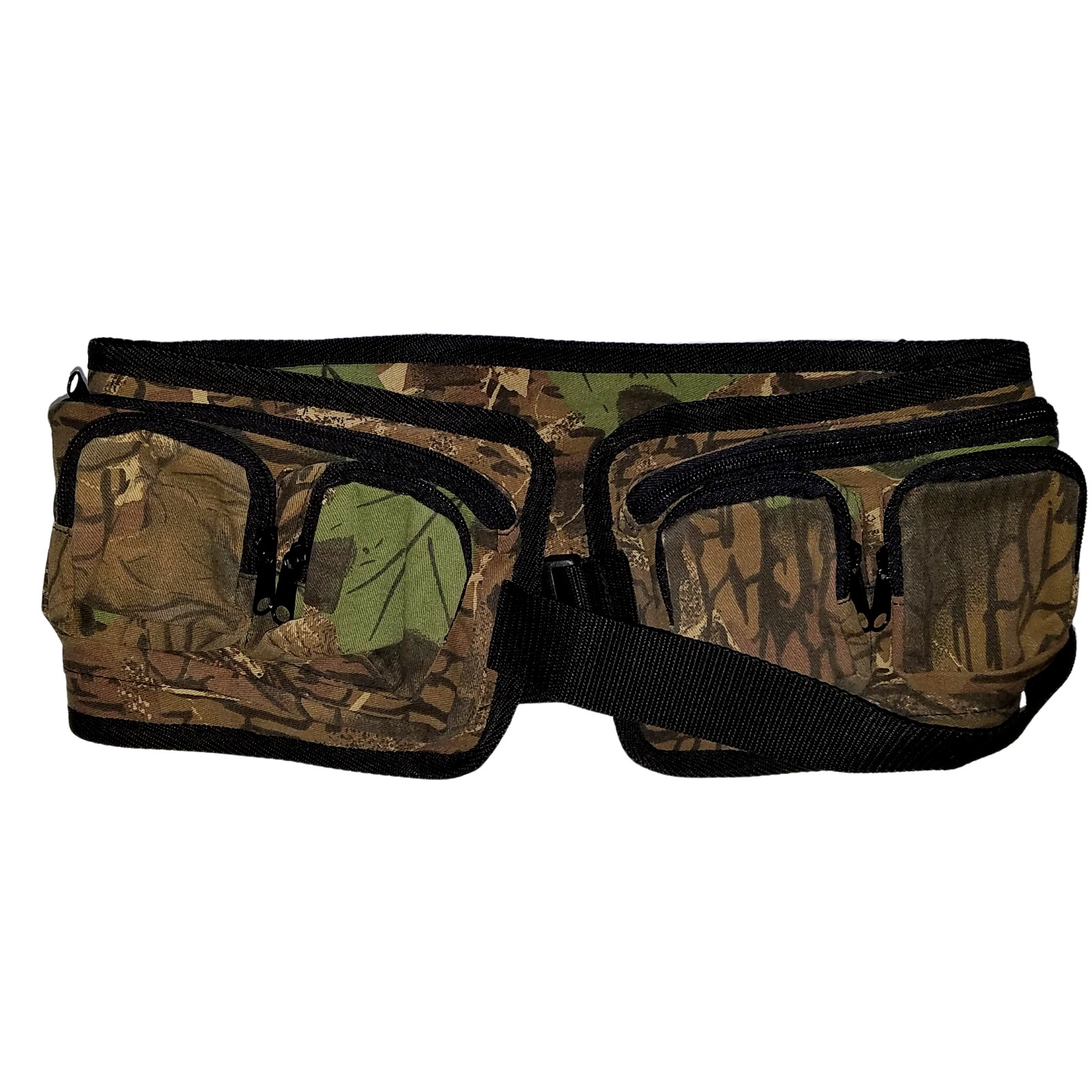 Fanny Pack Men’s Camo Olive Green Brown Waist Belt Bag Hunting Camping Hiking
