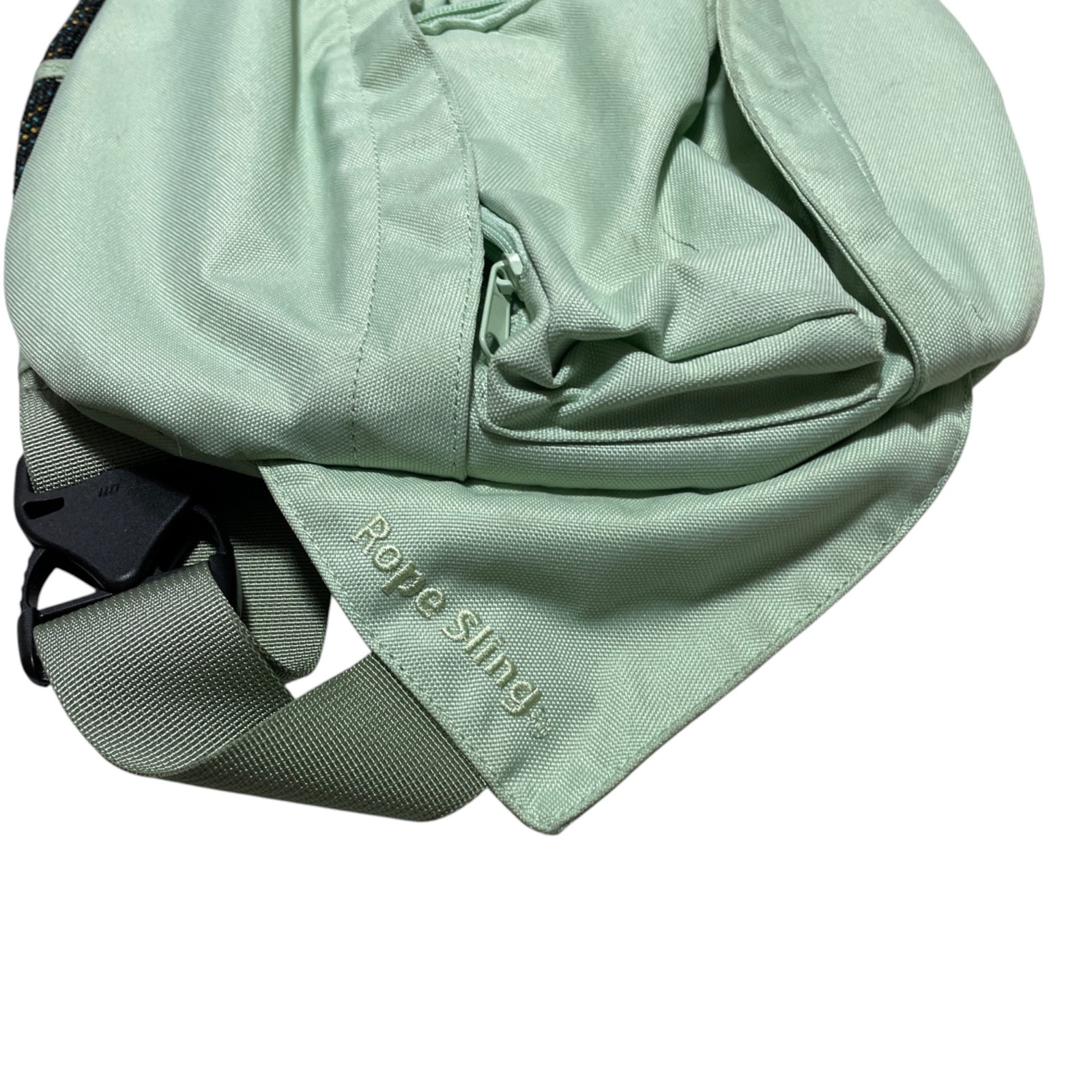 Kavu Green Rope Bag Sling Back Back Pack Adjustable Polyester