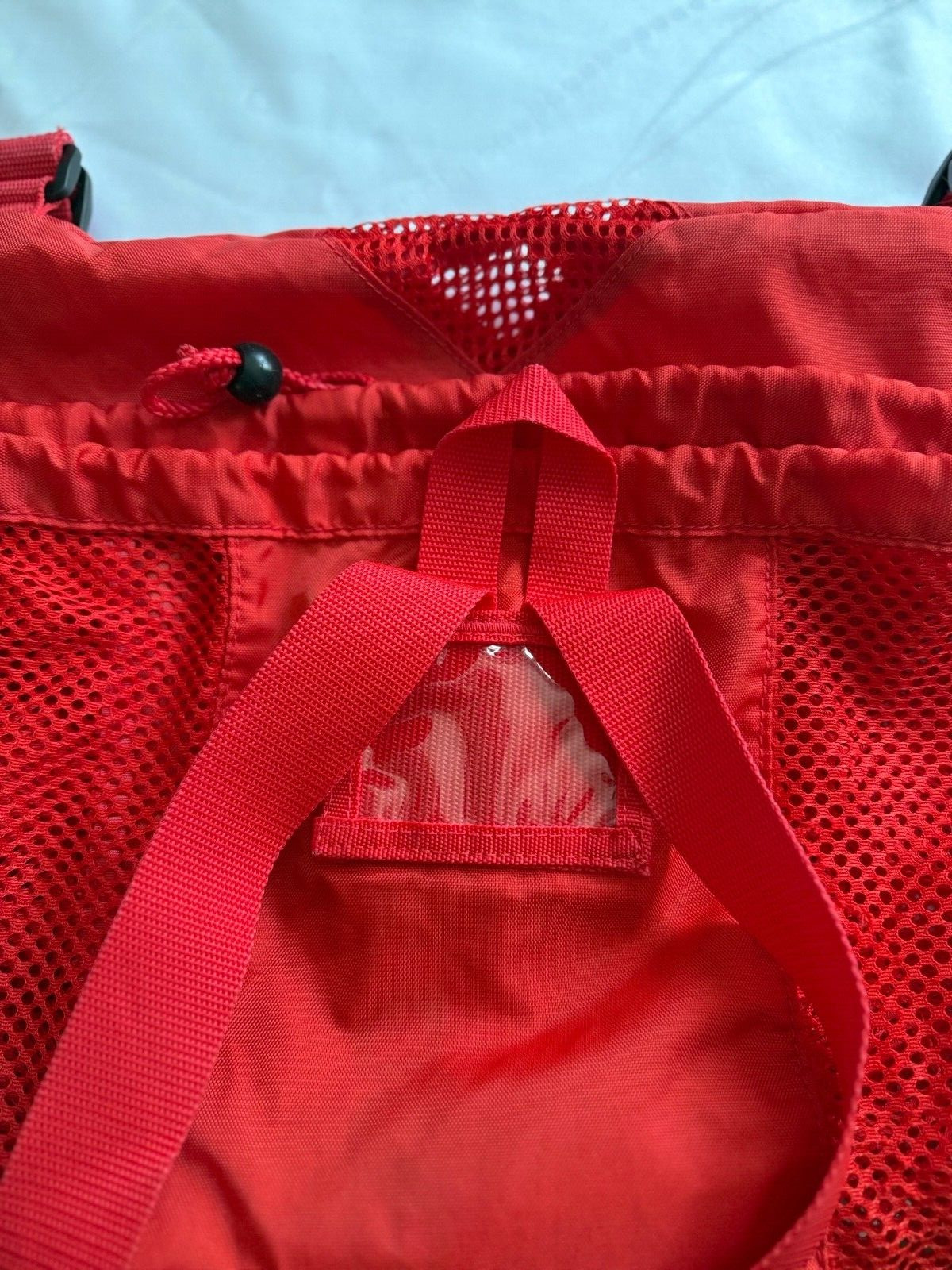 Speedo Red Ventilator Mesh Equipment Bag
