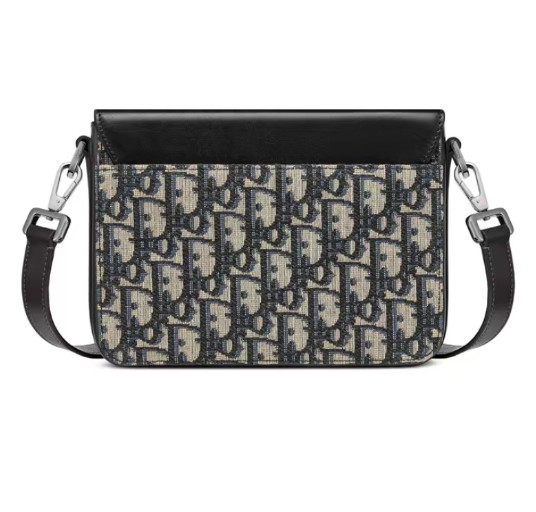 DIOR Lock Leather Crossbody Bag Medium Men’s 7.5*1.6*5.5 in