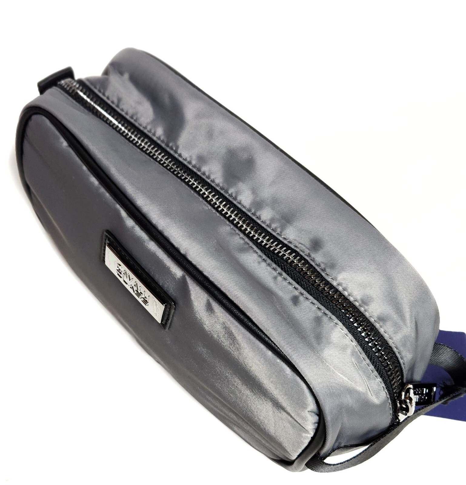 Cavalli Class by Roberto Cavalli Men’s Wash Toiletry Bag Dark Grey Black NWT
