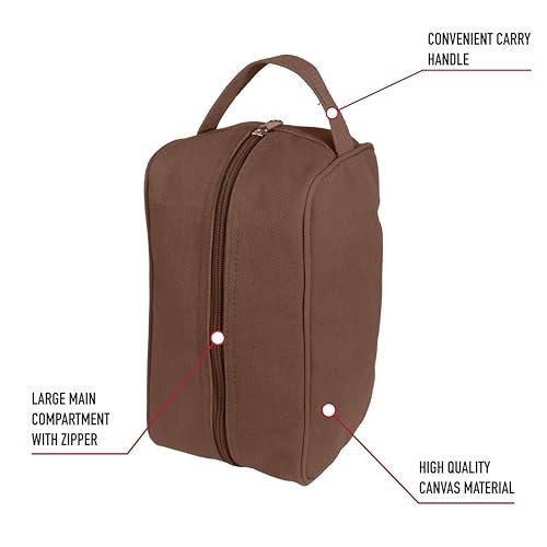 Heavyweight Canvas Travel Dopp Kit Toiletry Organizer Shave Shower