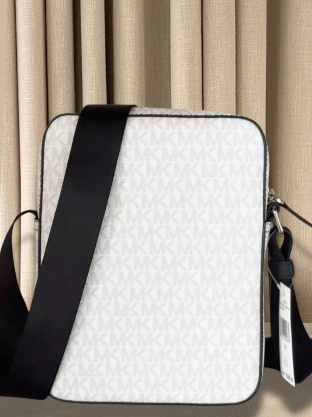 Michael Kors Cooper Men Signature Logo Shoulder Crossbody Flight Bag Variation