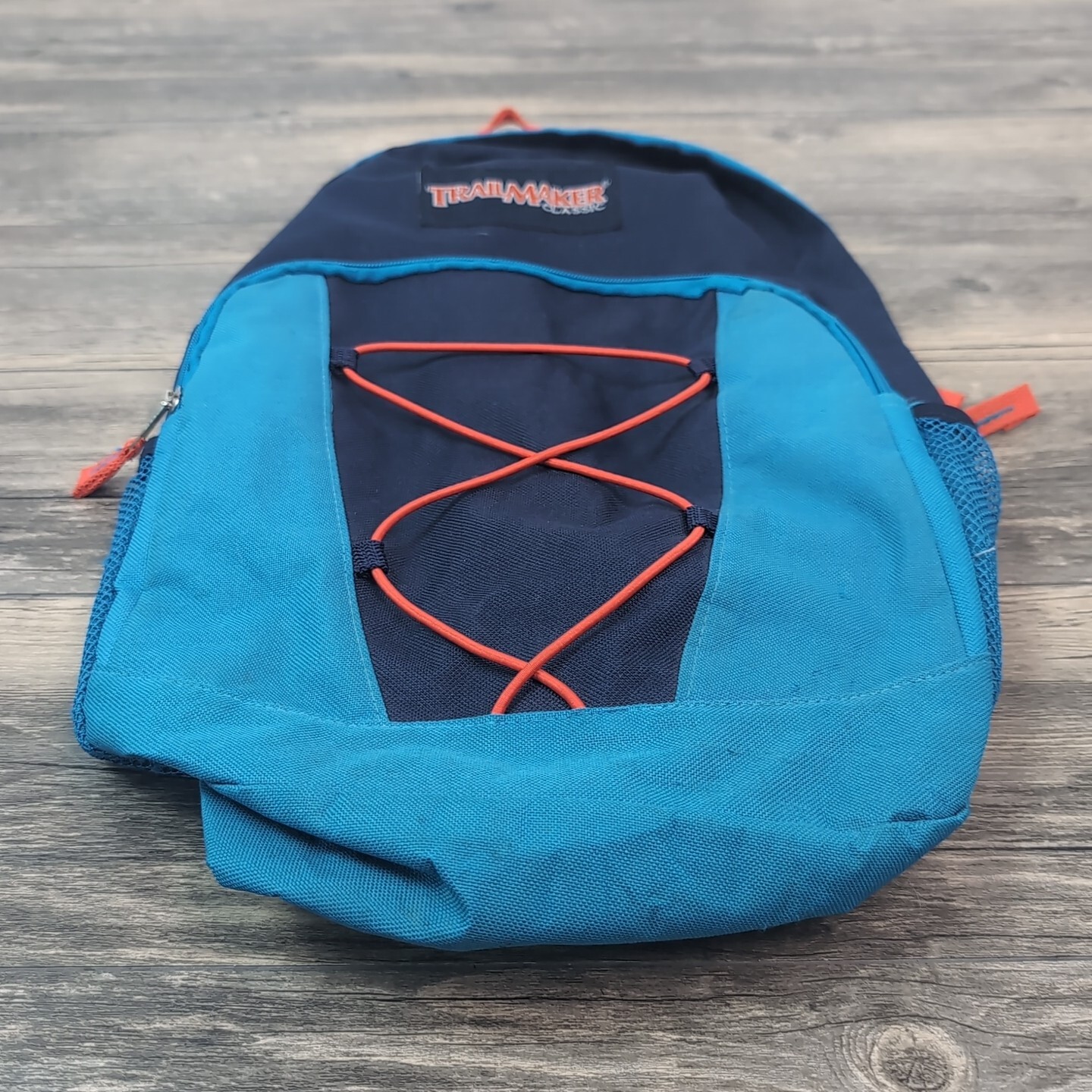 Trail Maker Classic Backpack Royal Blue/ Sky Blue Color With Orange Day Bag