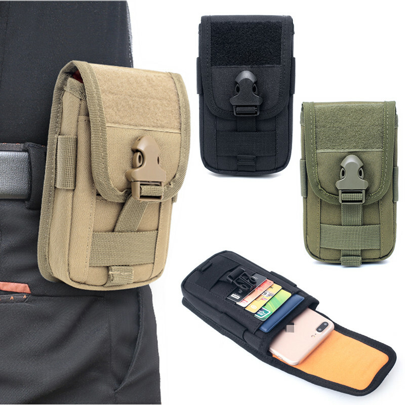 Tactical Molle Pouch EDC Multi Purpose Utility Belt Bag Waist Pack Small – Large