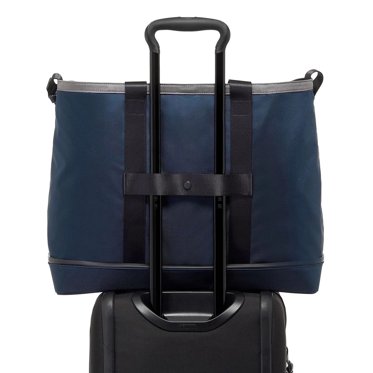 👜 NEW TUMI Alpha 3 Carryall Tote Navy Blue 2203152NVY FXT Ballistic Nylon