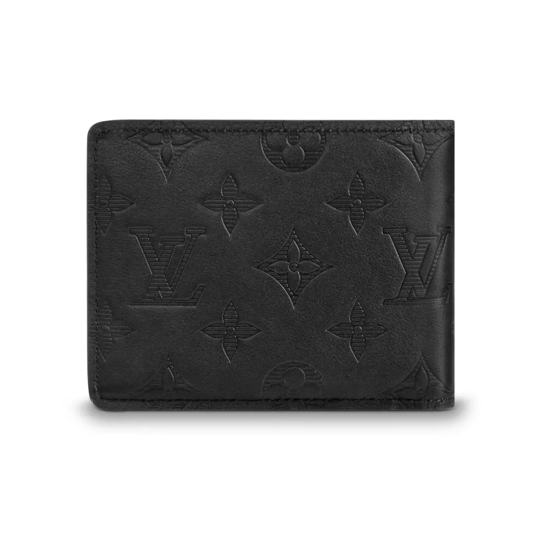 LOUIS VUITTON Multiple Wallet Couple’s Style Black 4.5×0.6×3.5 in