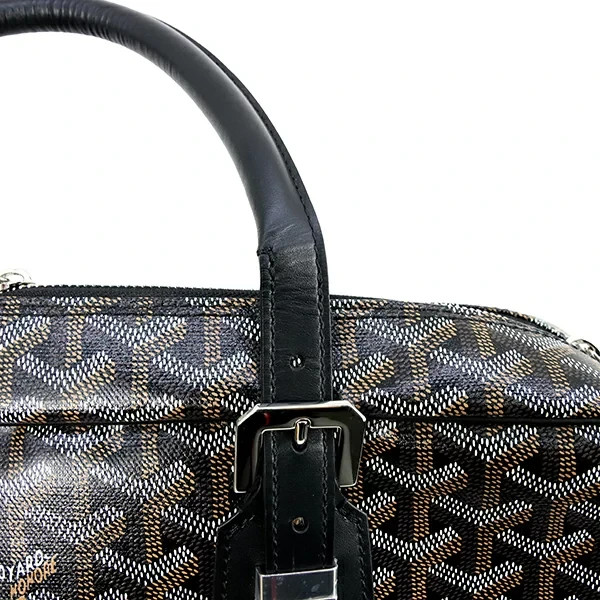 GOYARD Ambassade MM Document Case Goyardine canvas Leather Business bag Men