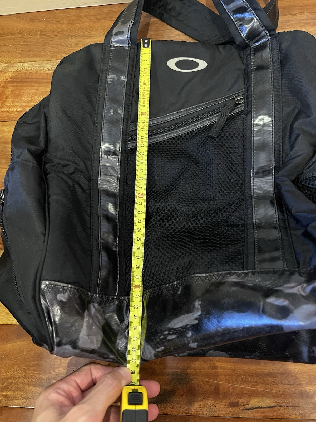 Oakley Performance Excursion Tote Bag Jet Black 2015 Spring 22L Y2K 82298-01K