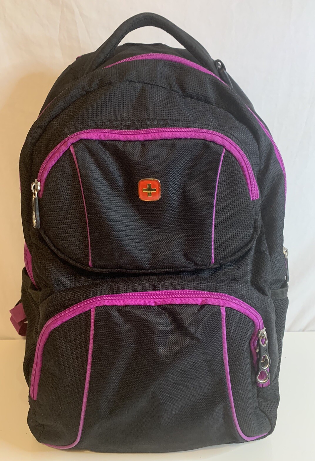 Swiss Gear by Wenger Airflow Purple & Black Backpack School Hiking