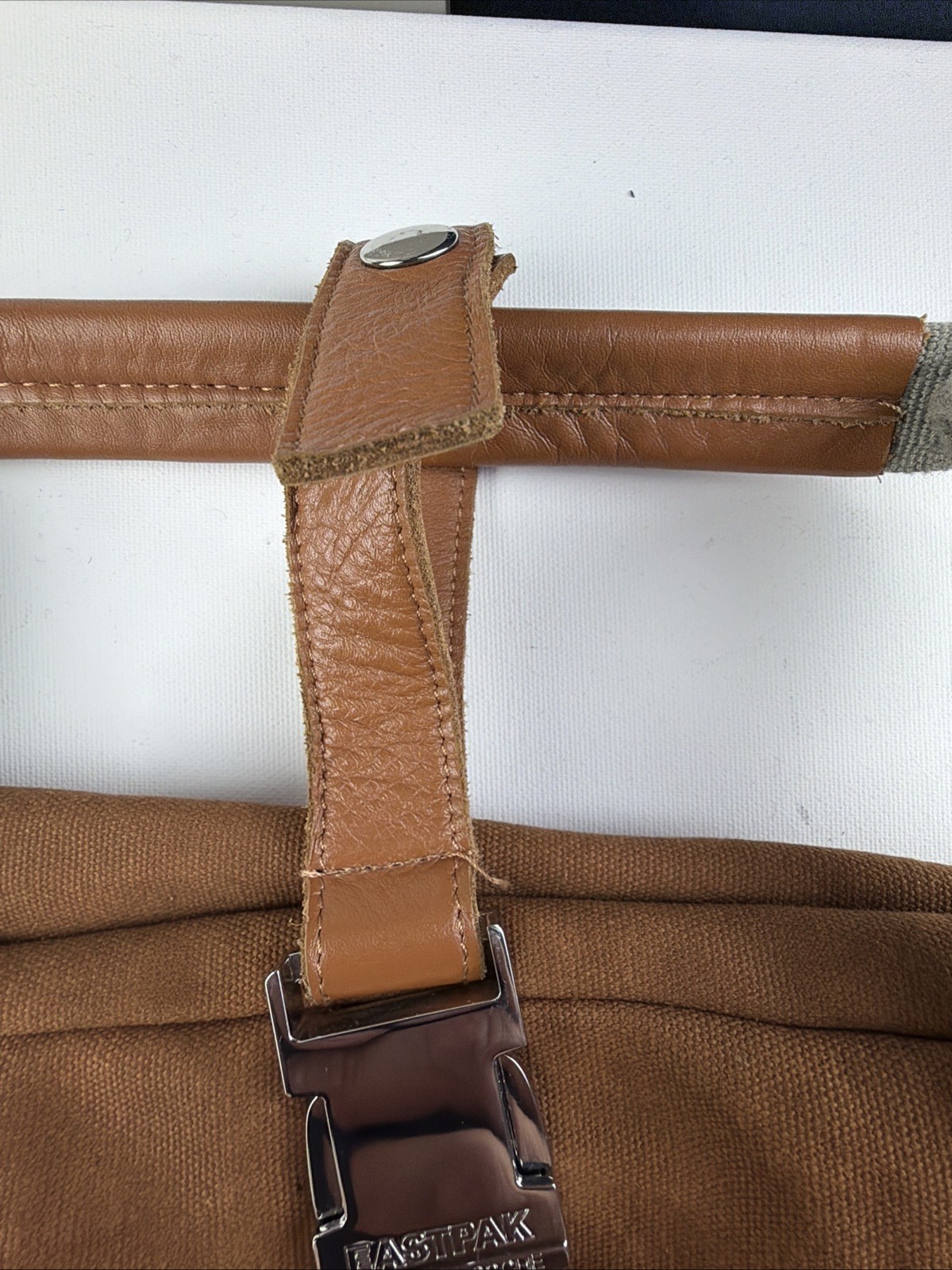 Vintage Kris Van Assche Canvas Leather Duffle / Bowling Bag Travel USA