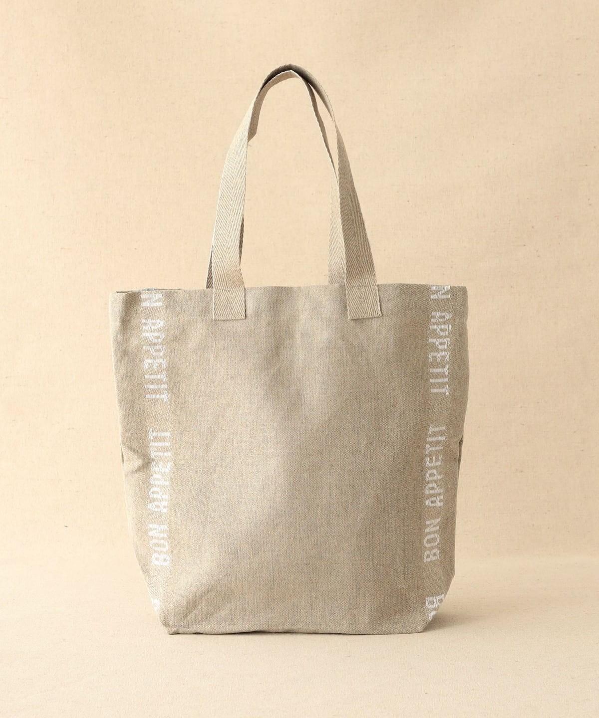 (ASK availability First) BEAMS Charvet Editions / “BON APPETIT” Linen Tote new