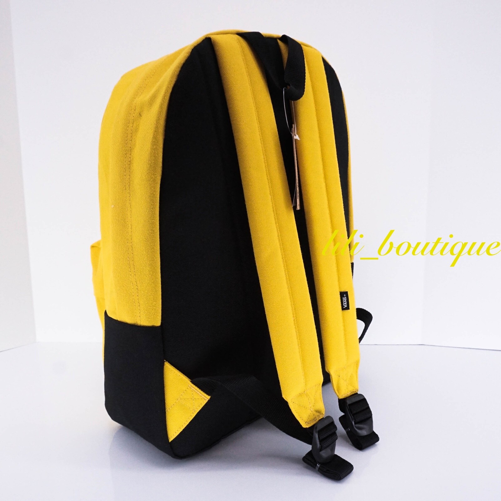 NWT Vans Old Skool III Backpack School Laptop Bag VN0A3I6RD2P Sulphur Black $36