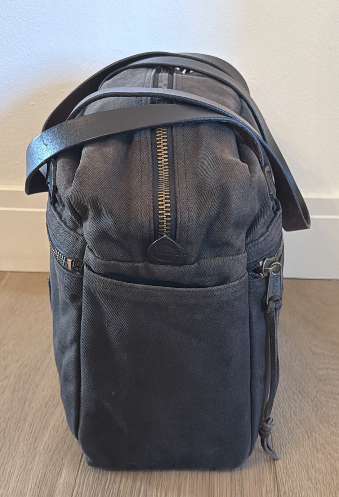 Vintage Filson 70048 Black Rugged Twill Tote Bag | Made in USA | Rare Sample