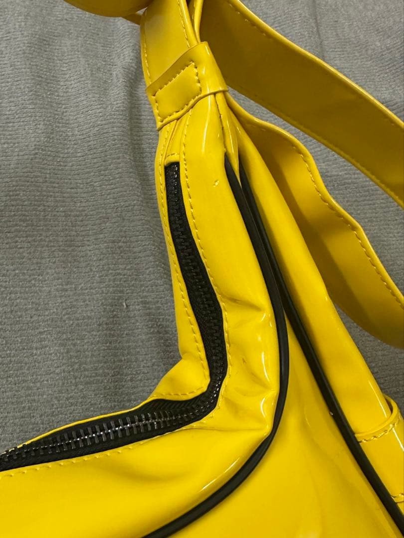 PUMA OTTOLINGER Yellow Shoulder Bag – 30x13cm Rubber Finish