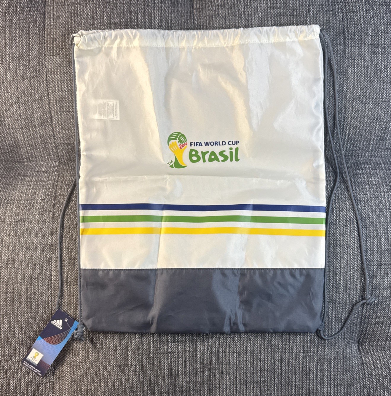 Adidas “Sackpack” Backpack Sack Soccer Bag 2014 FIFA World Cup BRAZIL NWT New!